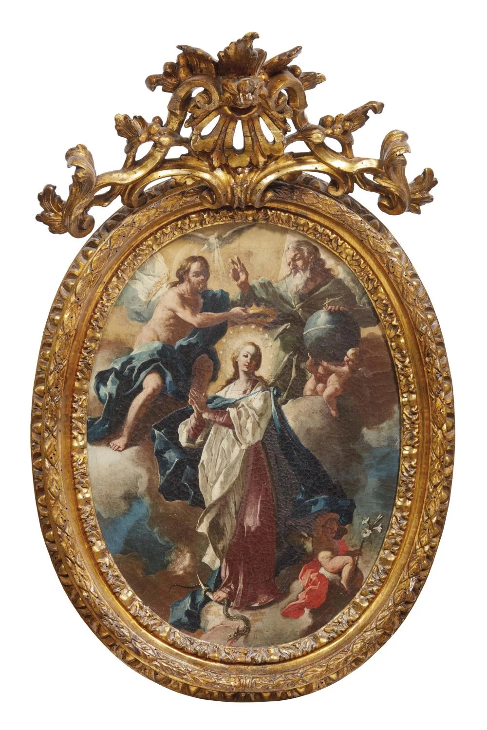 Immacolata con la ss. Trinità